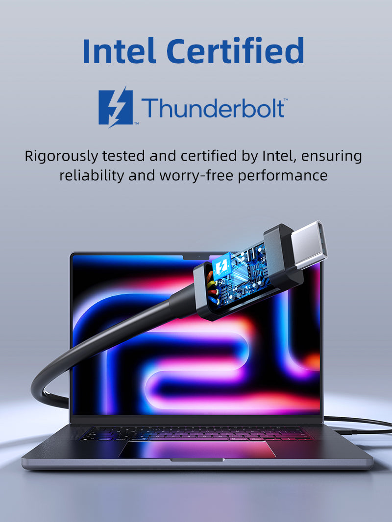 Intel certified thunderbolt 5 cable