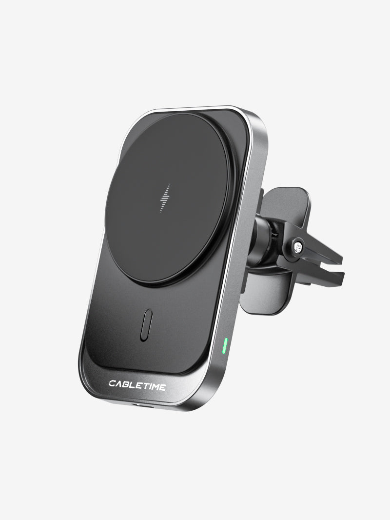 Magsafe 15w Magnetic Wireless Car Charger Holder for iPhone 16/15/14/13/12