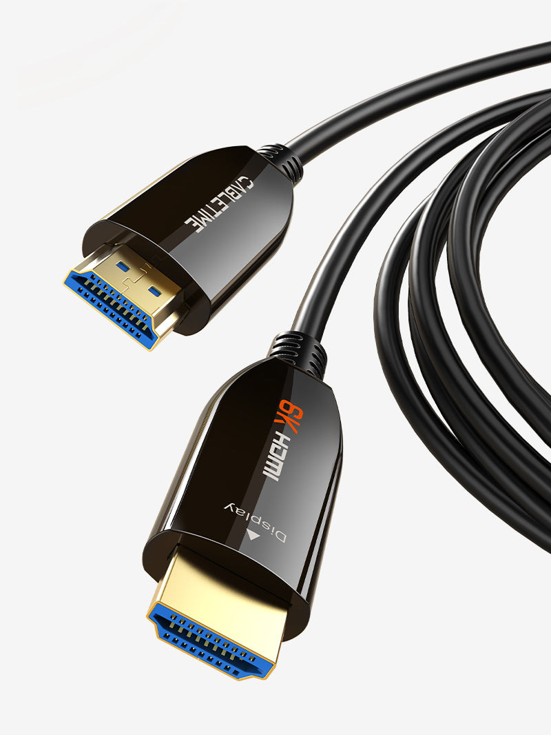 AOC Câble Optique Actif HDMI 2.1 8K 60Hz 48Gbps HDR - CABLETIME