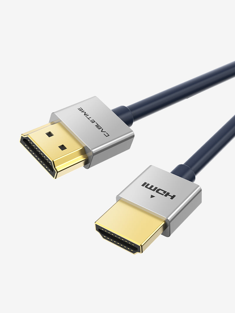 CABLETIME Thin 4K 2.0 HDMI Cord for PS4 TV Projector