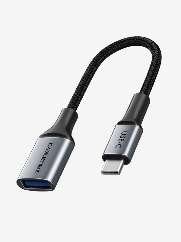 Adaptador USB C Macho a USB 3.0 Hembra Tipo C Cable OTG - Cabletime