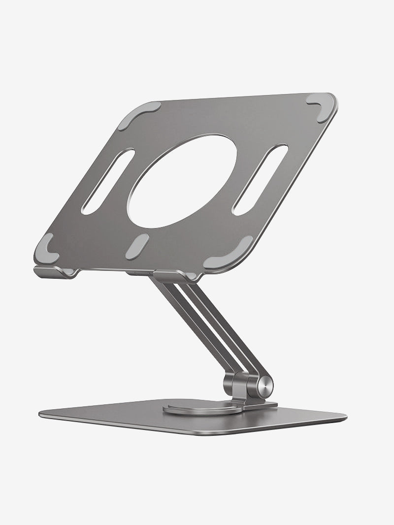 Support rotatif à 360° en aluminium pour ordinateur portable ou