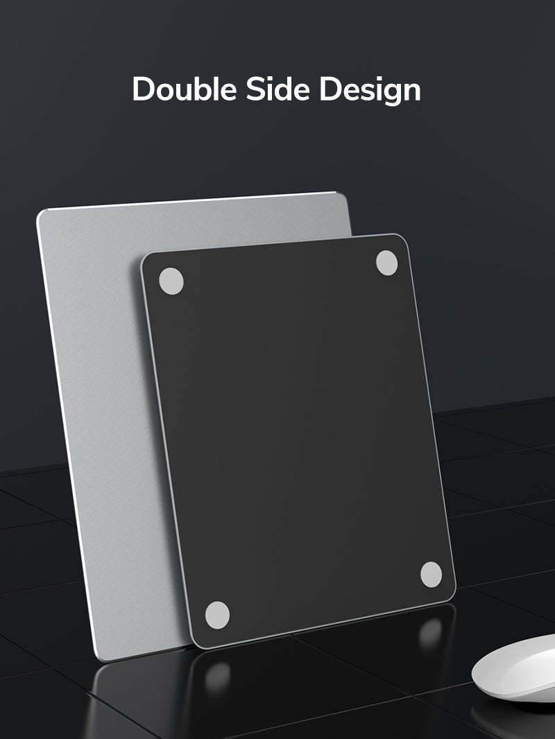 CABLETIME Metal Aluminum Mouse Pad for Gaming Office with Double Side Design