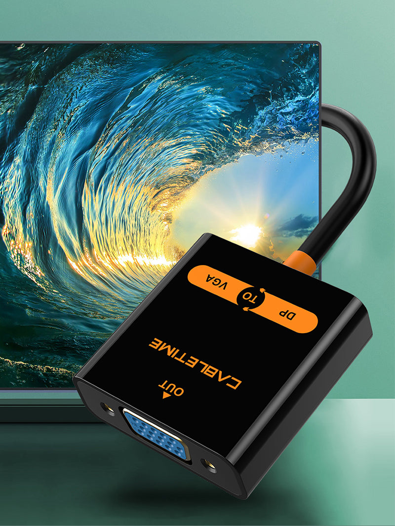 DisplayPort DP to VGA Adapter 1080P 60Hz