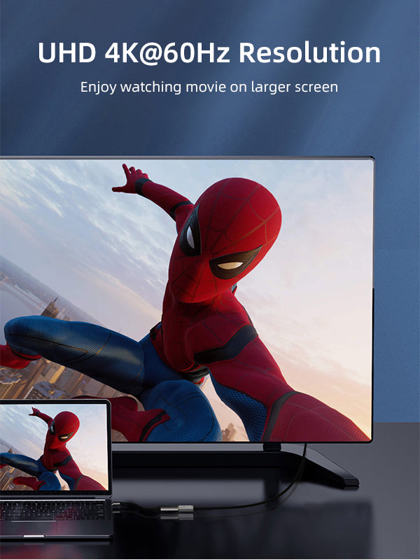 CABLETIME USB Type C to DisplayPort Adapter with UHD 4K@6OHz Resolution