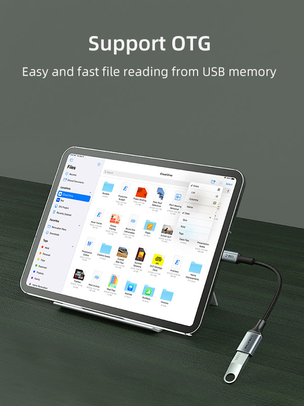 USB C to USB Adapter Support OTG