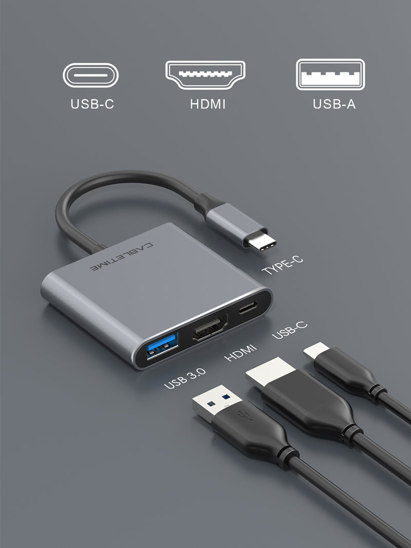 3 in 1 4K Portable Nintendo Switch Dock for TV/Steam Deck/Samsung DeX/PC