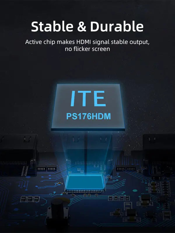 CABLETIME USB Type C To HDMI Adapter with Active chip making HDMI signal stable output,