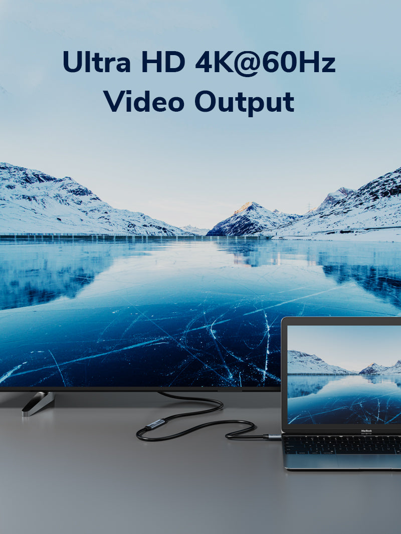 CABLETIME USB 3.0 Type C Male to Female Extension Cable streaming Ultra HD 4K@60Hz Video Output