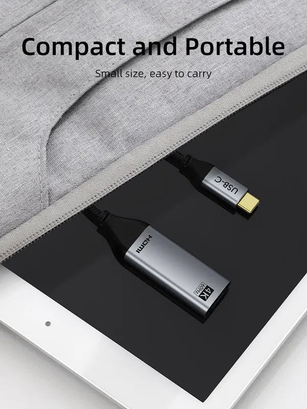 Compact and Portable CABLETIME USB Type C To HDMI Adapter