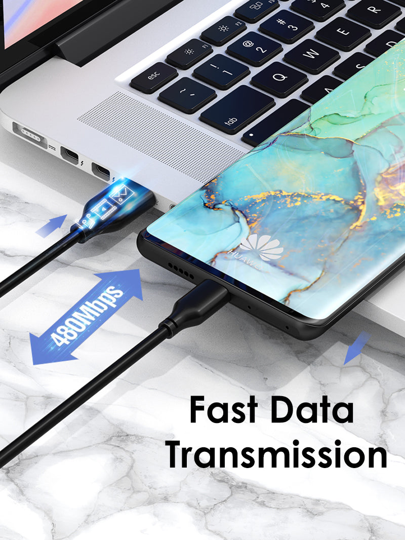 Wholesale USB A 2.0 to USB C 3A Charger Cable for Samsung Galaxy