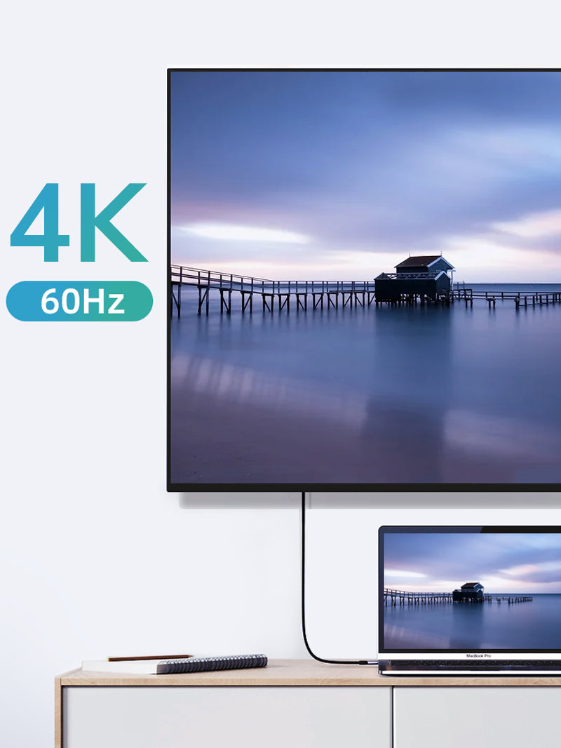 CABLETIME USB C to USB C 60w Cable support 4K