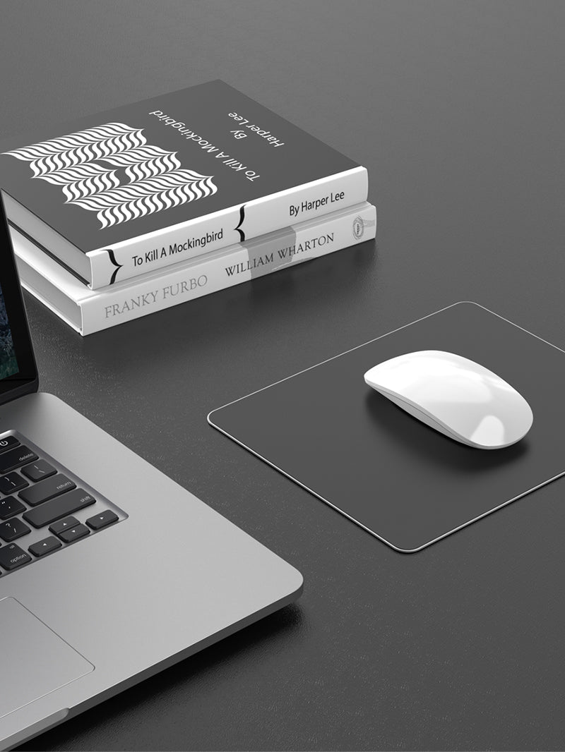 CABLETIME Metal Aluminum Mouse Pad for Gaming Office in desk