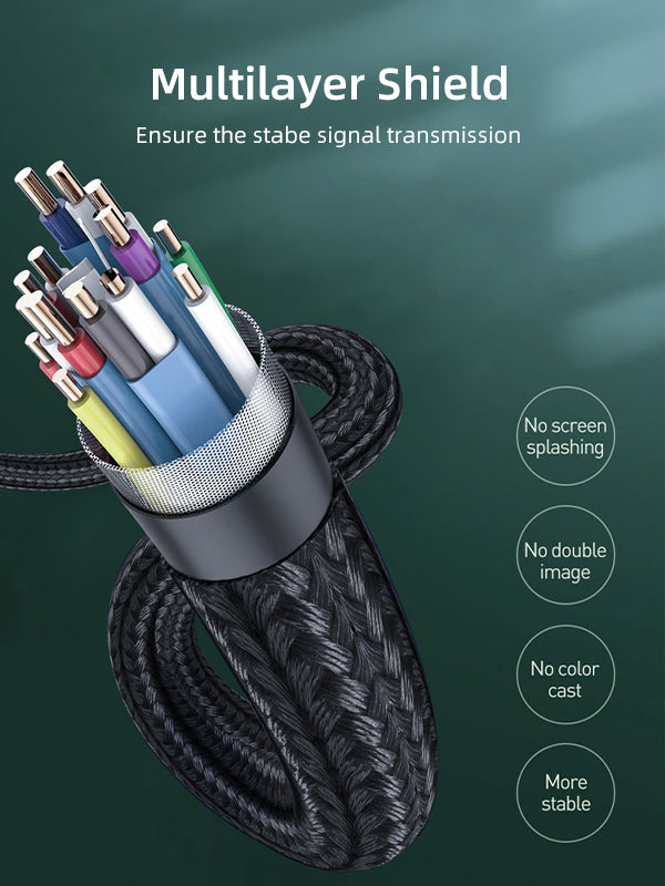 CABLETIME Mini DisplayPort to HDMI Cable 4K 60Hz with Multilayer Shield