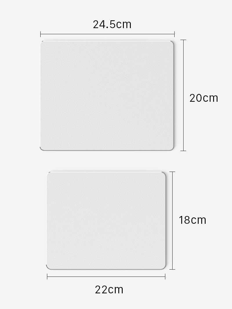 Different size CABLETIME Metal Aluminum Mouse Pad for Gaming Office