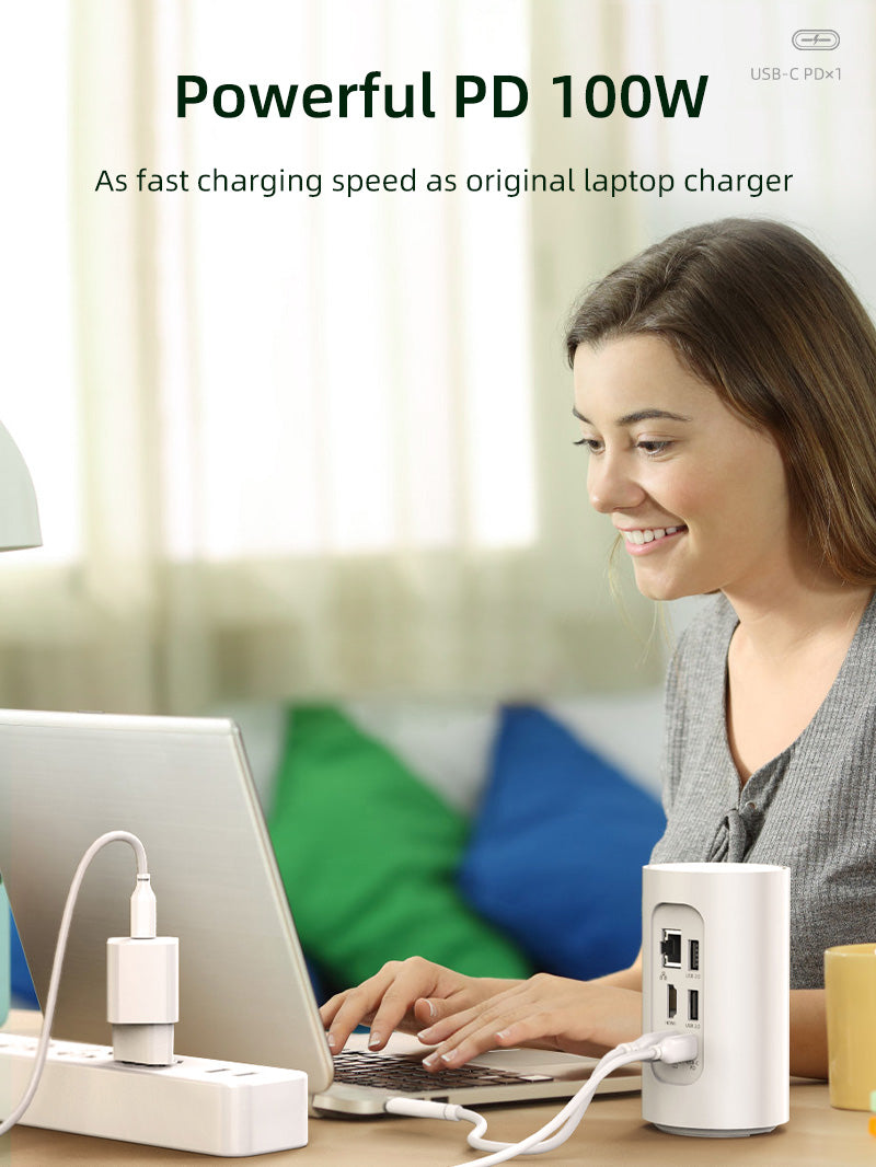 CABLETIME 10 IN 1 USBC Docking Station offer PD 100W fast charge