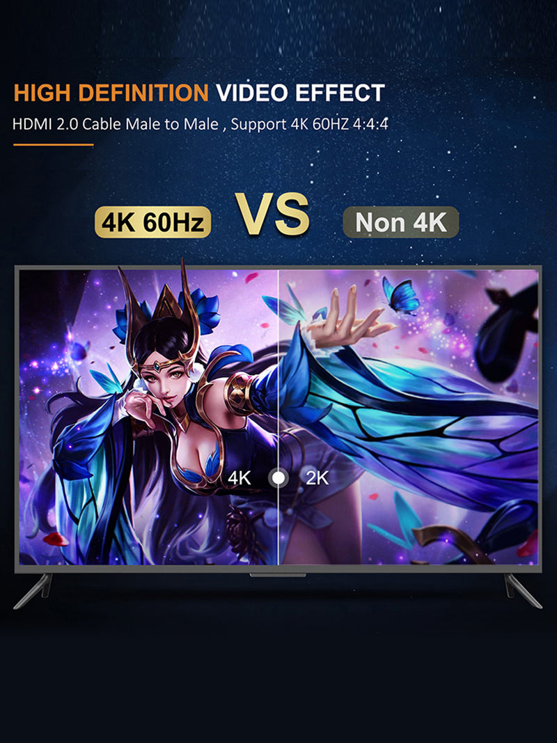 Active Fiber Optical HDMI 2.0 Cable(AOC) 4K 60Hz