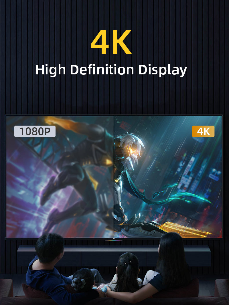 CABLETIME DisplayPort 1.2 Male to HDMI Male Cable with 4K 60Hz video output