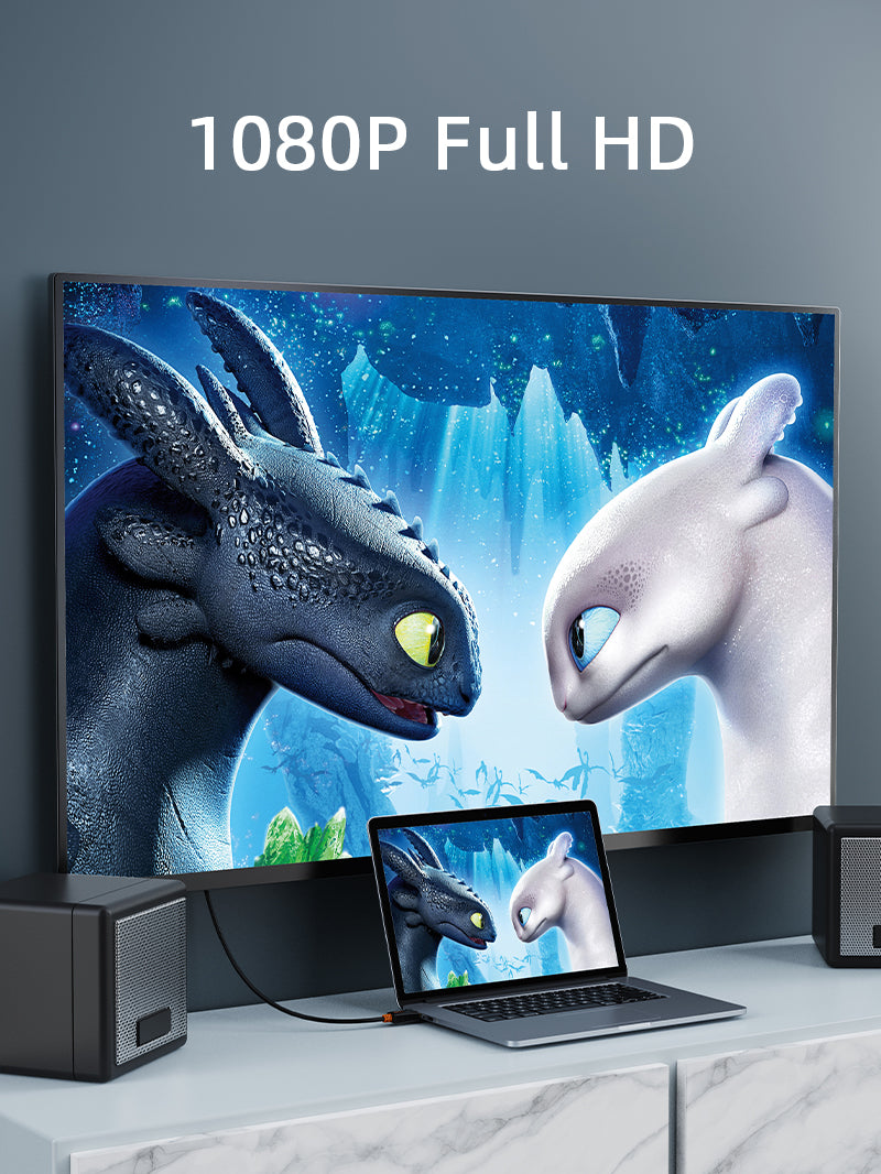 CABLETIME DisplayPort to DVI D Cable Cord 1080P full HD on big screen