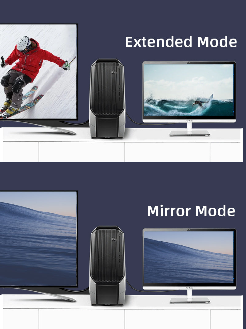 CABLETIME DisplayPort to DVI D Cable Cord 1080P for PC Projector HDTV, support extend and mirroe mode