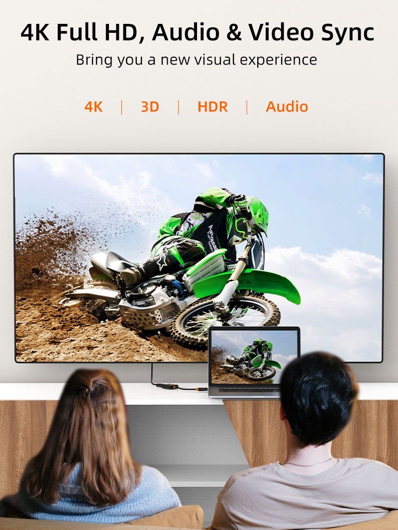 CABLETIME Active DP Male to HDMI Female Adapter Converter support 4K Full HD, Audio & Video Sync