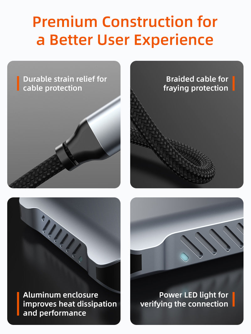 CABLETIME 8K USBC to Dual HDMI Adapter Details