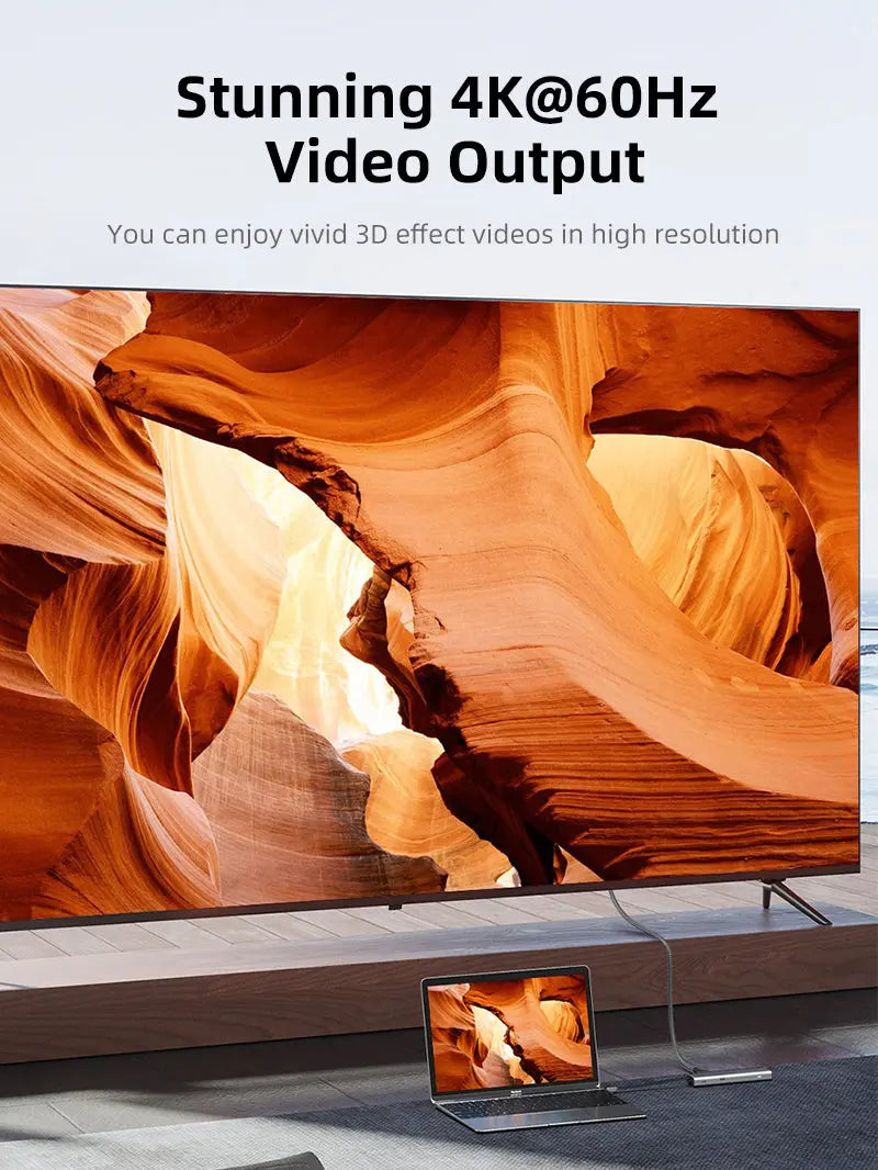 Slim 7-in-1 USB C Hub for Macbook Pro