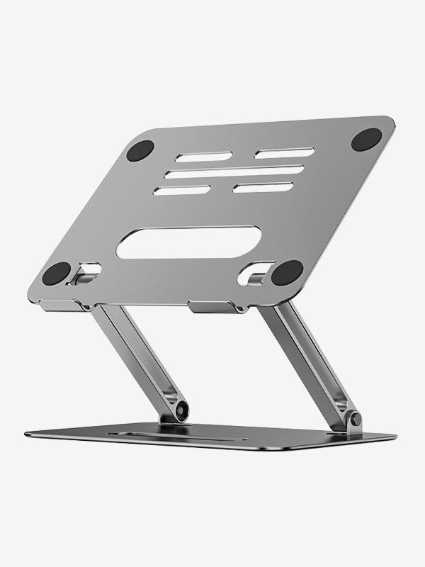 Soporte para ordenador portátil de aluminio, elevador ergonómico para  escritorio, soporte de metal compatible con ordenador portátil