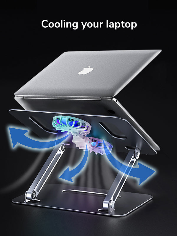 CABLETIME Folding Adjustable Laptop Stand Holder, cooling your laptop