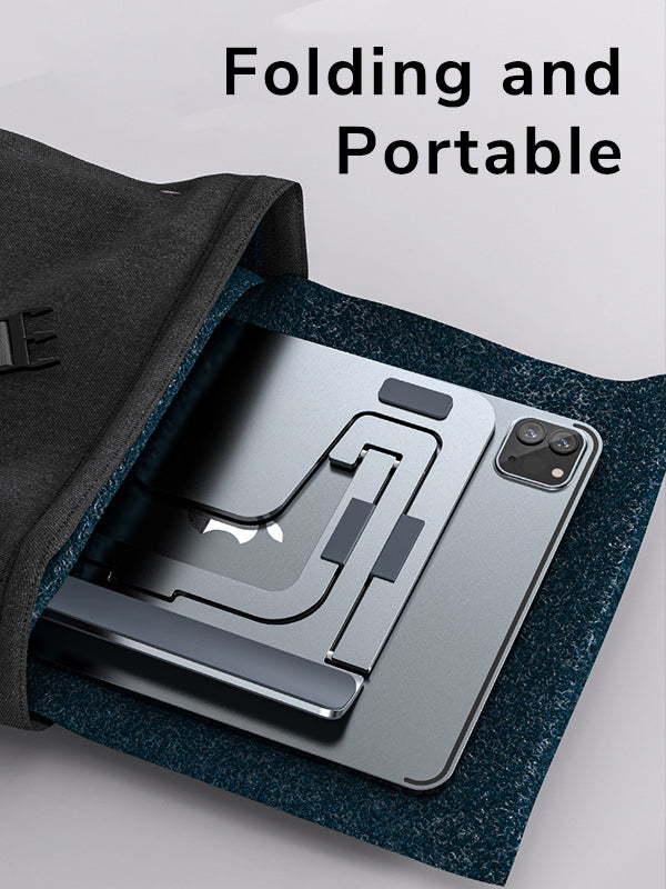 CABLETIME Folding Drawing Tablet Stand Holder Adjustable Height with non-slip silicone