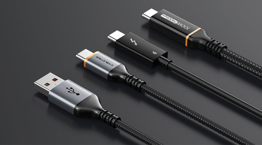 Comparison of Common Data Cable Interfaces USB 3 VS USB 4 VS Thunderbolt 3 VS Thunderbolt 4