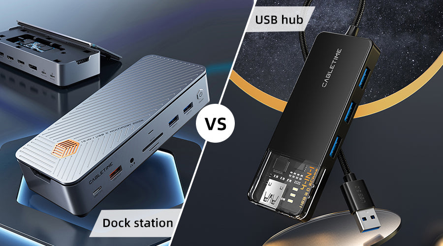 Hubs and Docking Stations 101: What's the Difference between USB Hubs and Docking Stations?