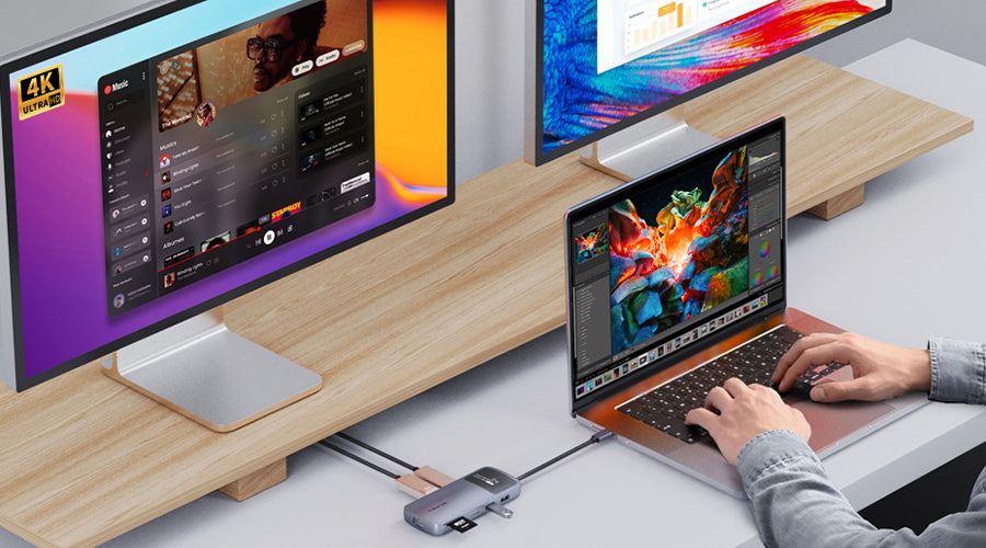 Cabletime Docking Station for Dual Monitors