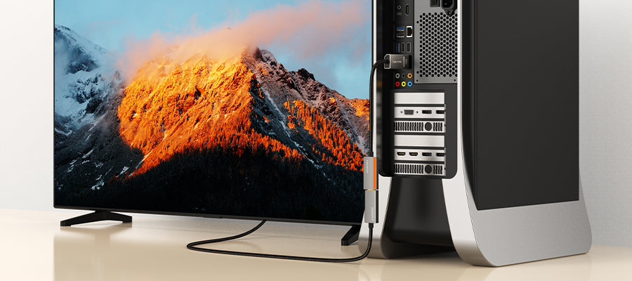 DisplayPort to HDMI Adapter connect pc to monitor