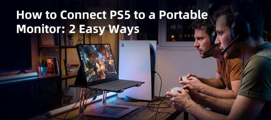 Learn how to connect a PS5 to a portable monitor using HDMI to USB-C or HDMI to Mini HDMI.