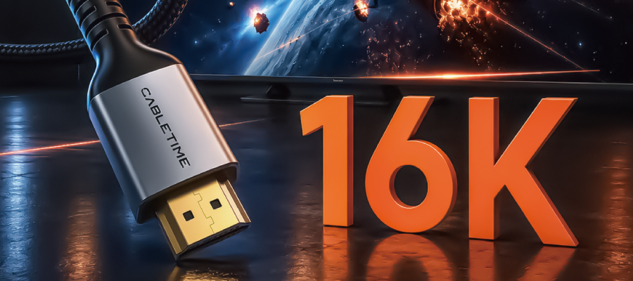HDMI 2.2 Cable Support 16K resolution