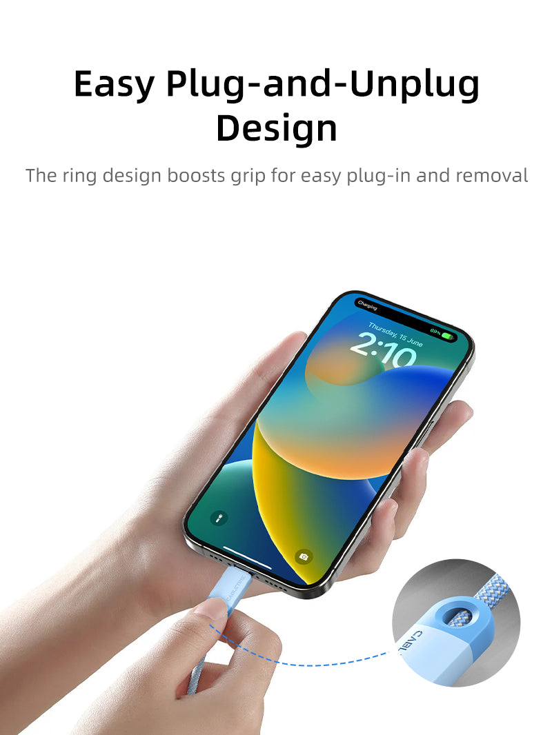 6A USB A to USB C Cable for Huawei Mate 60 Honor is easy to use, just plug and unplug