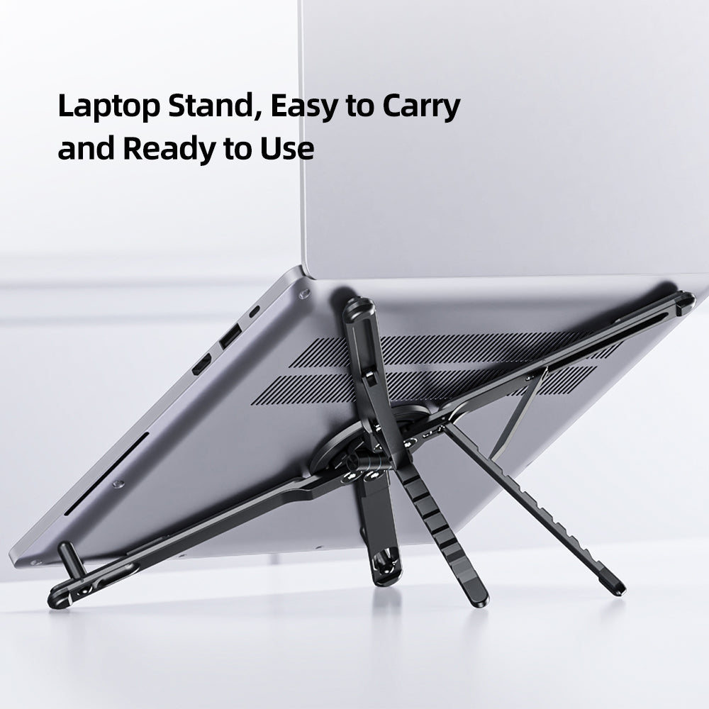 3-in-1 Magnetic Phone, Tablet & Laptop Stand with 8-Level Adjustment