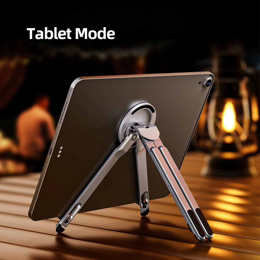 3-in-1 Magnetic Phone, Tablet & Laptop Stand with 8-Level Adjustment