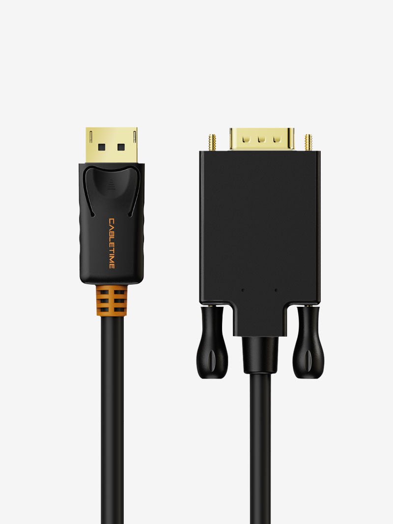 1080p DisplayPort til VGA -kabel