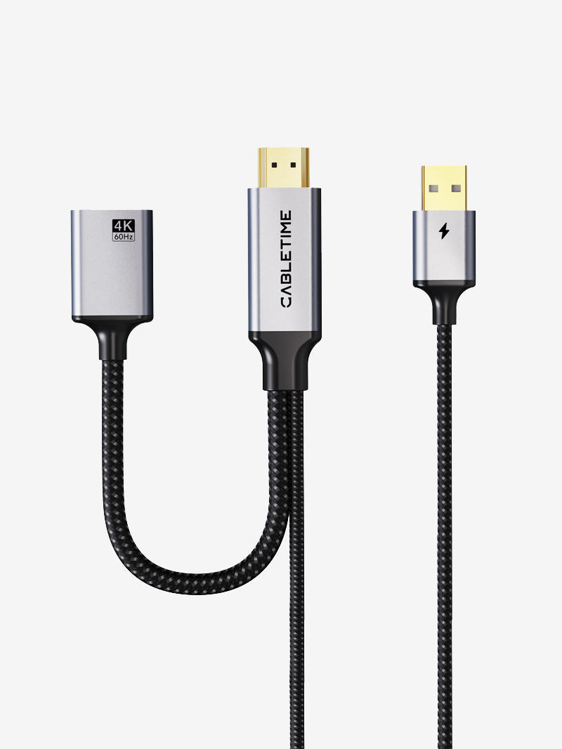 CABLETIME HDMI to DisplayPort adapter