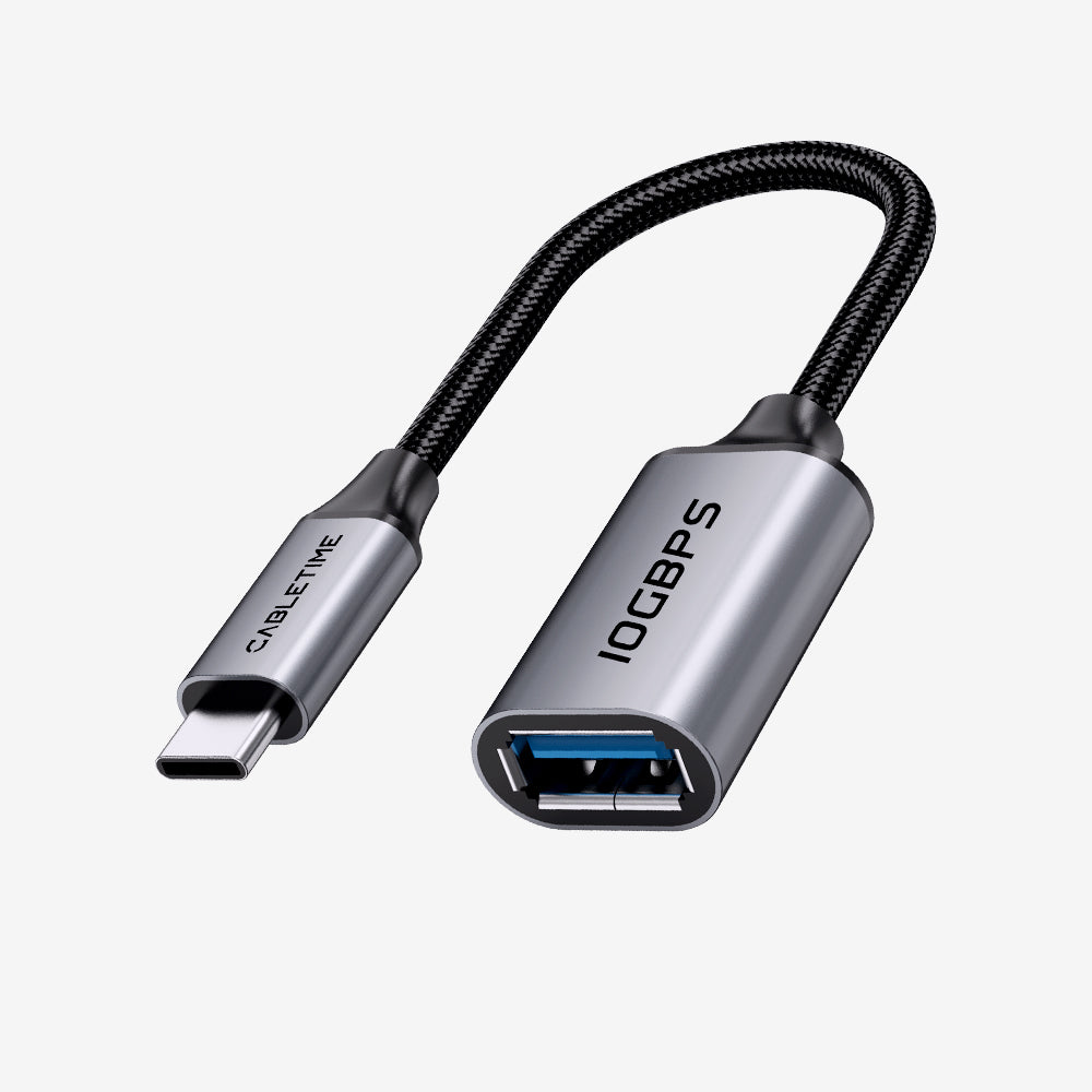 10 Gbps USB-C maschio a un adattatore femminile USB-A