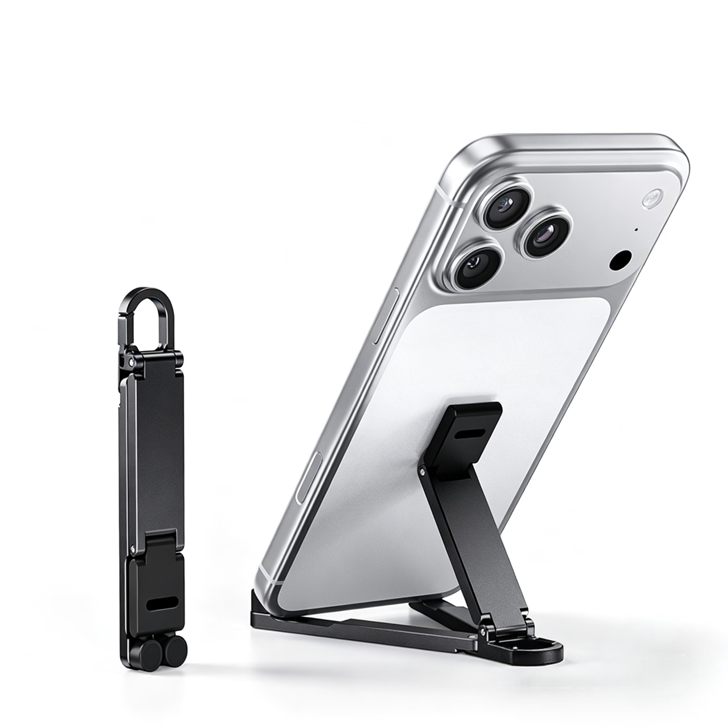 Aluminium foldning af mobiltelefonholderen står til skrivebord