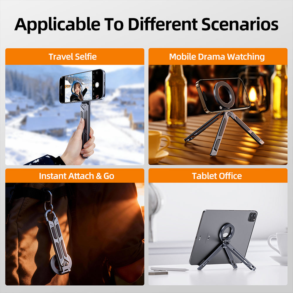 Suporte de telefone celular dobrável de alumínio Stand para mesa