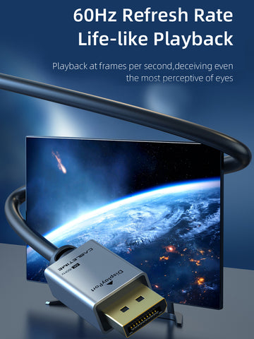 DisplayPort 1.2ケーブルへのDisplayPort 4K 60Hz 1m 3m 5m