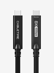 Langt USB C aktivt optisk kabel AOC 60W 10GbpsG 8K60hz Video 5m 10m 15m