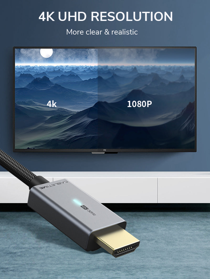 Vention-adaptador VGA a HDMI con soporte de Audio 1080P para PC, portátil a  proyector HDTV, convertidor de Audio de Video, vga, hdmi, 1m