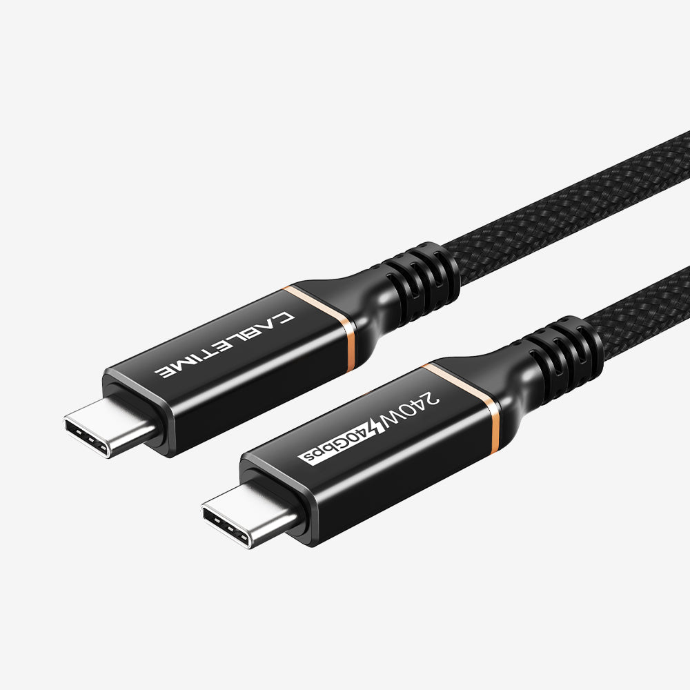240W USB4 Cable 40Gbp 8K Video Output Braided 2M 1M