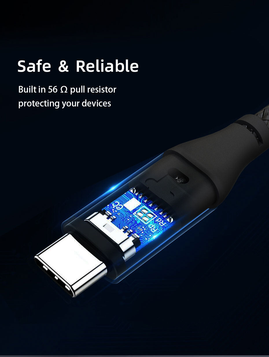 슈퍼 스피드 5Gbps USB 3.0 A USB C 충전 케이블 3m