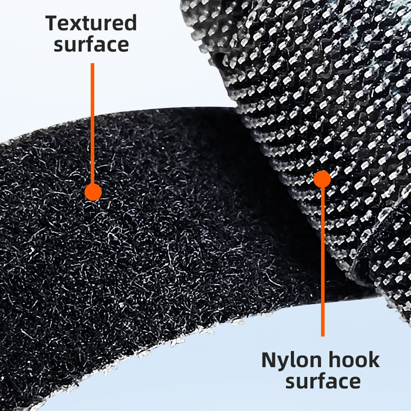 Reusable Hook and Loop Cable Ties for Desk, PC and Office Wire Organization (5 Pack)